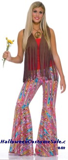 WILD SWIRL BELL BOTTOM PANTS