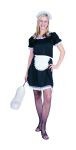French Maid Adult Costume includes dress, apron &amp; headpiece. Costume also available in Plus Size (<A href="/FRENCH-MAID-COSTUME,-PLUS-SIZE-Grp-123Z86006.aspx">Z86006</A>).