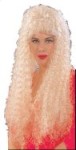30" Blonde curly wig.