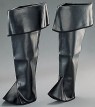 17" Pirate deluxe boot tops made of laminted vinyl (vinyl with nylon backing).