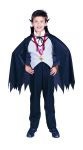 Vampire costume includes vest &amp; cape.