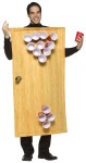 Beer Pong Adult Costume - Be the hit of your next costume party. Wooden look body smock with cups. Everyone will want to play! One size fits most adults.