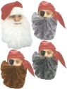 From Santa Claus to Black Beard the pirate, these bushy beards allows the wearer to become any number of characters. Simply pull the strap over the head, and your beard is held in place.
